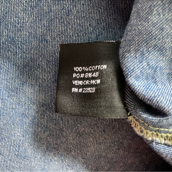 Denim Buttondown Shirt - Picture 8 of 9